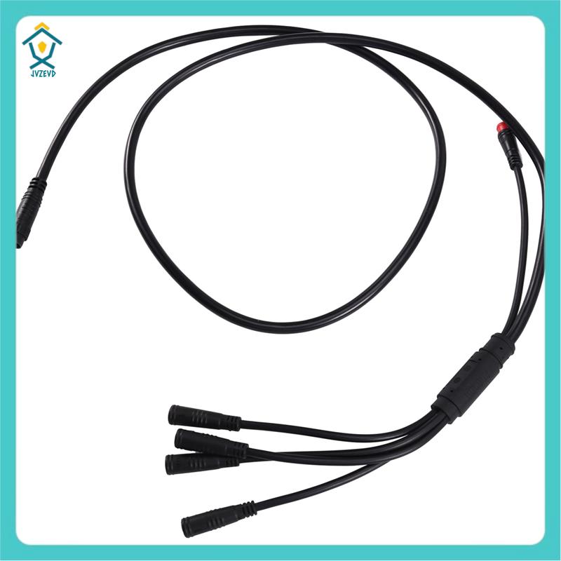 [JvZEvd]1T5 Waterproof Cable for Ebike Extension 9 Pins Electric Bicycle Connector for ThrottleBrake