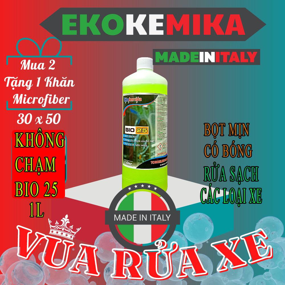 Dung Dịch Rửa Xe Không Chạm Bio 25 Ekokemika 1 Lít, Nước Rửa Xe Ô Tô, Xe Máy Siêu Sạch