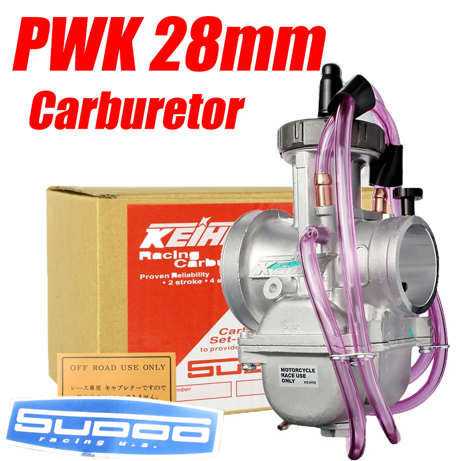 คาบูฝาดำ keihin แท้โรงงาน PWK28MM(เกรดAAA)KR150 หรือแปลงใส่ WAVE100/WAVE125/SONIC/เรืองหางยาว สินค้า​มี​พร้อม​ส่ง​ในไทย ราคา 363 บาท*ส่งฟรี