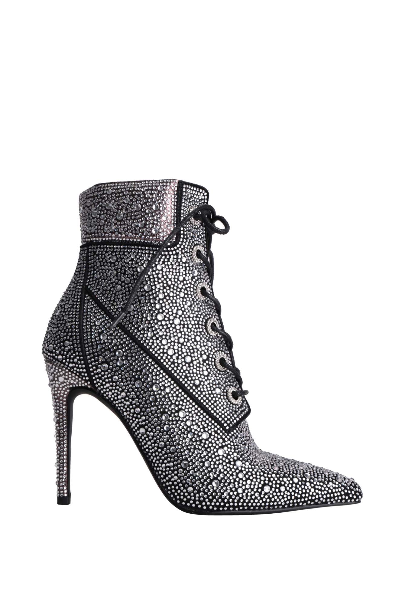Villains SF LUXURY Women's Booties | Heel Height 3.9" ราคา 3,992 บาท*ส่งฟรี