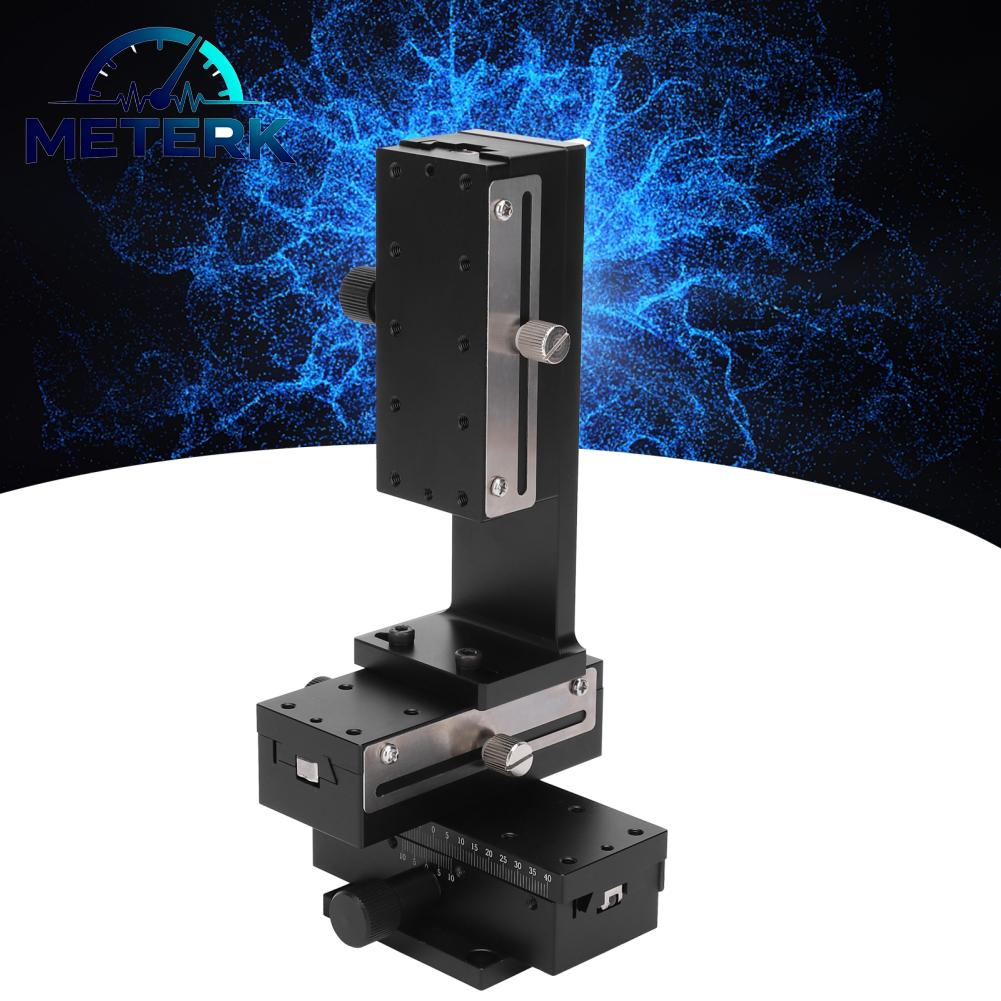 Meterk Nền tảng cắt tỉa Dovetail Rãnh Loại Hướng dẫn bánh răng Hành trình 40mm Trục XYZ Giai đoạn dịch tuyến tính Độ chính xác cao cho thiết bị Giá 5,092,000 Đồng*Miễn phí vận chuyển