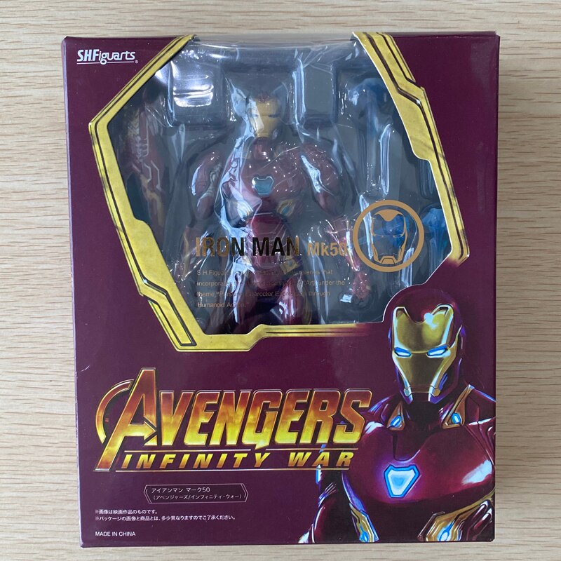 Hot Sale Marvel SHF Avengers Infinity War MK50 Iron Man For Collectible
