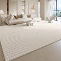 MLADEN Light Luxury High-end Living Room Floor Carpet Sofa Coffee Table Carpet Anti Slip Bedroom Floor Mat