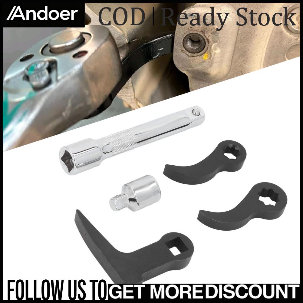 Andoer Đầu thanh nâng lên Dụng cụ loại bỏ nửa trục Khả năng tương thích rộng Thanh mở rộng 1/2 inch Bộ chuyển đổi 1/2 đến 3/8 để nâng vật nặng Giá 621,000 Đồng*Miễn phí vận chuyển