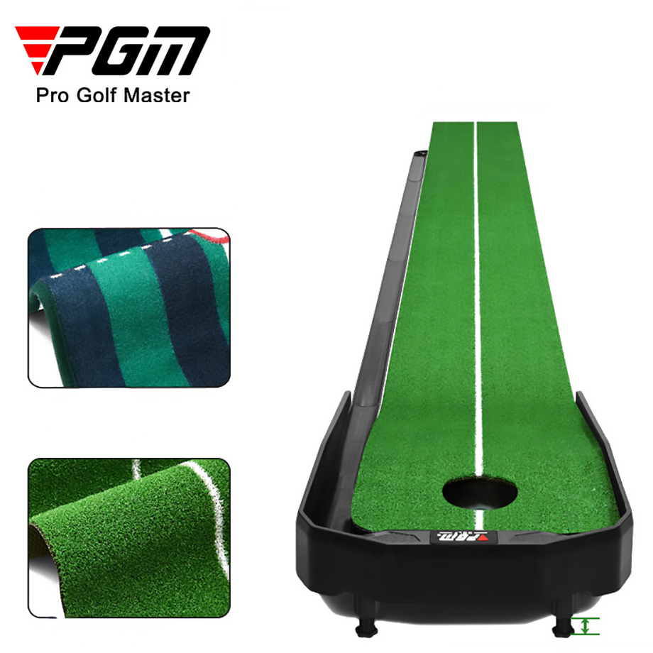 PGM Golf Putting Mat Portable Outdoor and Indoor Golf Practice Mat True Roll Surface & Non Slip Bottom Pads TL025 ราคา 2,722 บาท*ส่งฟรี
