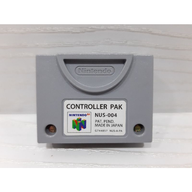 N64 Nintendo Controller Pak Memory Mem เมม เซฟ ราคา 100 บาท*ส่งฟรี