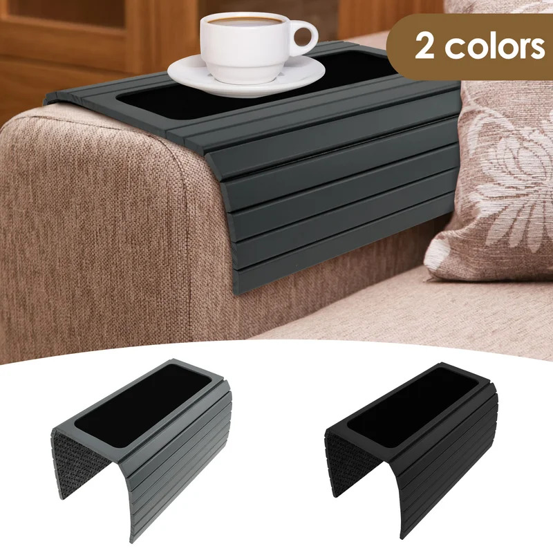 Sofa gỗ cánh tay Khay bàn nâng để ghế sô pha trong thiết kế gấp bàn nâng để ghế sô pha mạnh mẽ và mạnh mẽ Bàn nâng Để ghế sô pha thuận tiện cho việc lưu trữ Bàn nâng để ghế sô pha nhà