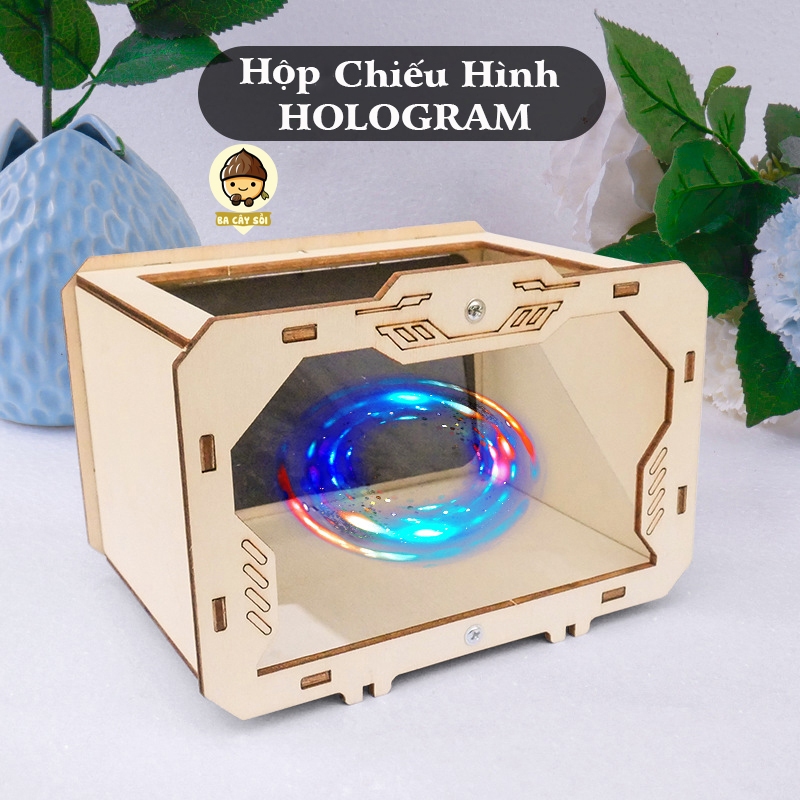 Đồ chơi hộp chiếu hình holigram cho bé, đồ chơi stem, cho bé sáng tạo vui chơi