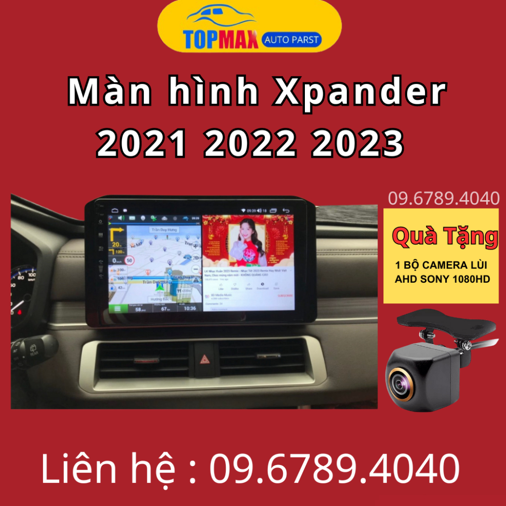 Màn hình android Oledpro dành cho xe Xpander 2012 - 2021 2022 2023 Tặng kèm mặt dưỡng tặng zắc zin t
