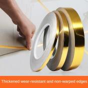 Gold Foil Tile Tape - Mildewproof Self-Adhesive 50M