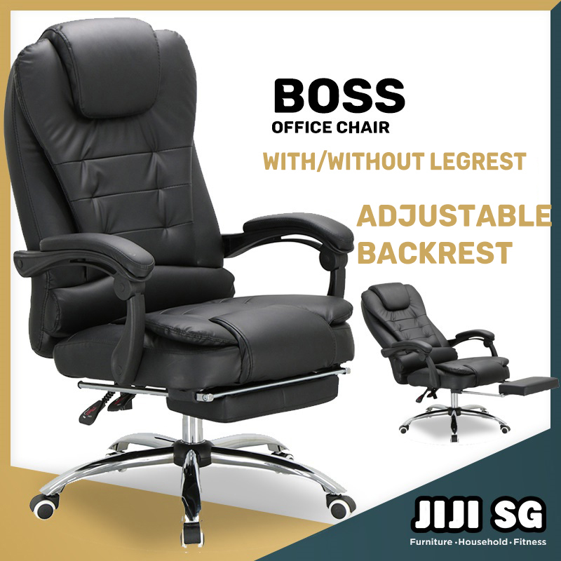 (Delivered in 3Days) BOSS Office Chair with/without Leg Rest - Home Office Chairs / Gaming Chair/ 12 Months Seller Warranty / Furniture (SG) Singapore