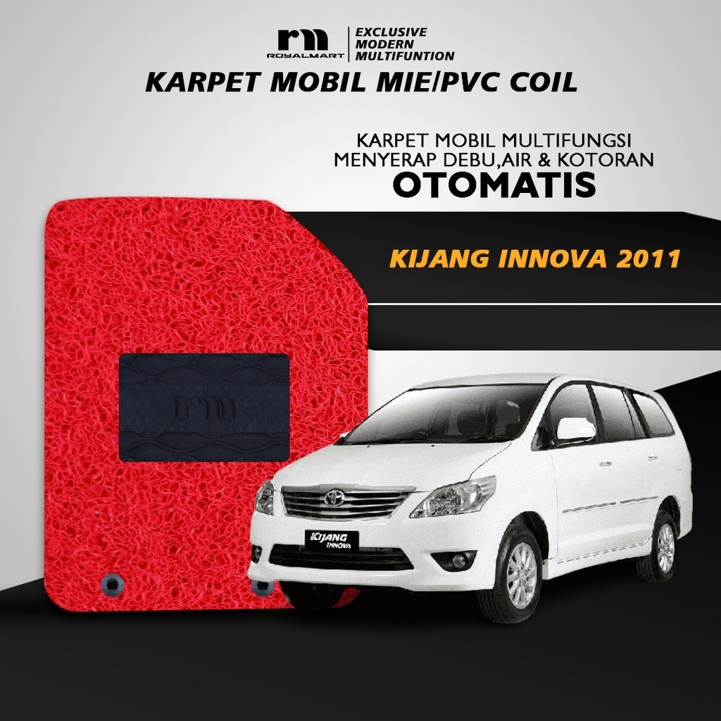 Royal Mart Karpet Mobil TOYOTA KIJANG INNOVA 2011 Non Bagasi 1 Warna/Carpet Mie Bihun Premium Keset PVC Anti Slip Aksesoris Interior Mobil Giá 704,762 Đồng*Miễn phí vận chuyển