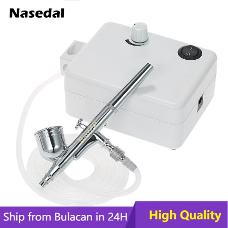 Nasedal Dual Action Airbrush Kit for Makeup and Art