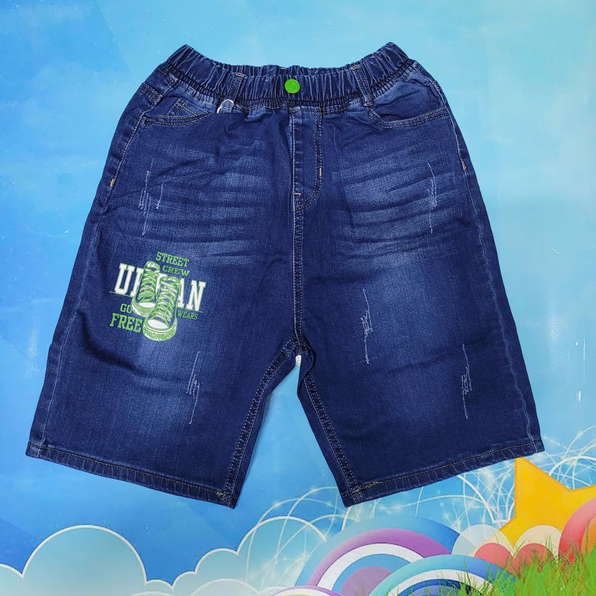 Quần short jean bé 40kg đến 61kg, quần ngố jean thun NHIỀU MẪU, size 18 đén size 23 - NH BIG SIZE SHOP