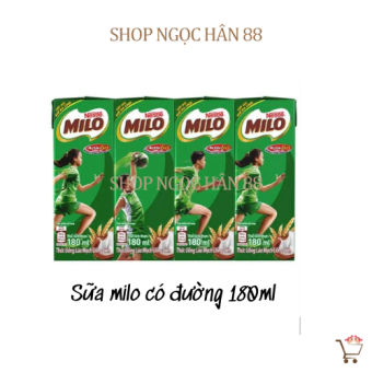 Lốc 4 Hộp Sữa Milo Lúa Mạch 180ml