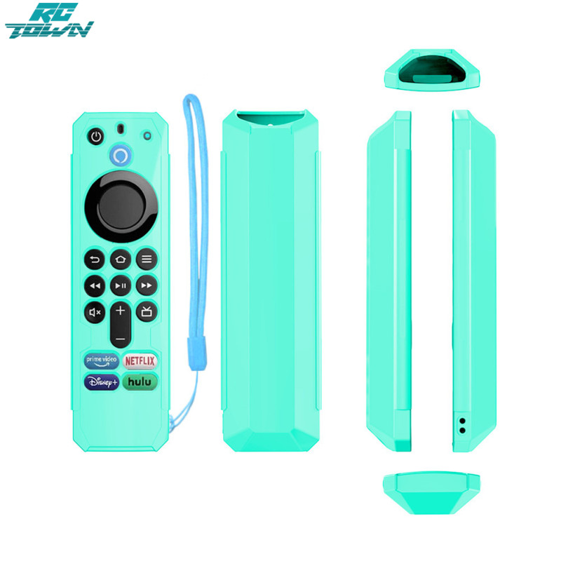 เคสป้องกันซิลิโคนรีโมทป้องกันการตกผ้าคลุมกันฝุ่นใช้ได้กับ Amazon Alexa รีโมทเสียง3rd Gen ราคา 92 บาท*ส่งฟรี