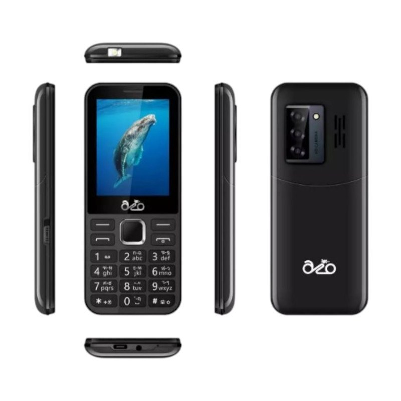 inovo ปุ่มกด AIO A802 2 ซิม จอกว้าง 2.9 นิ้ว รองรับ 4G พร้อมชาร์จ Type C มีสวิตช์ไฟฉายด้านข้าง Black ราคา 970 บาท*ส่งฟรี