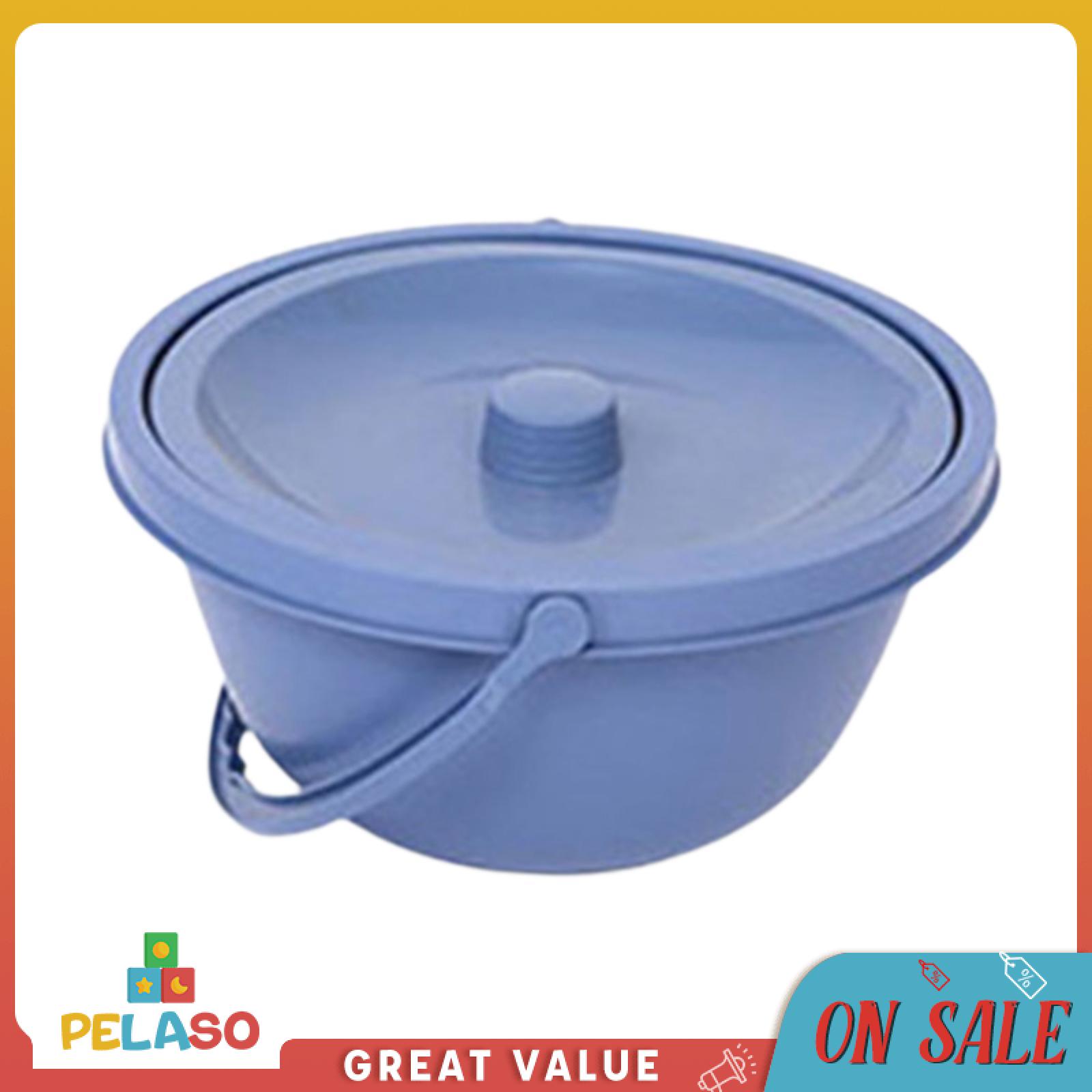 Pelaso xách tay nhà vệ sinh bồn tiểu nồi cạnh giường ngủ commode Bucket với bìa thực tế buồng nồi cho xe gia đình du lịch phòng tắm