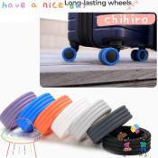 8PCS Travel Luggage Caster Covers - Reduce Noise, 6 Colors