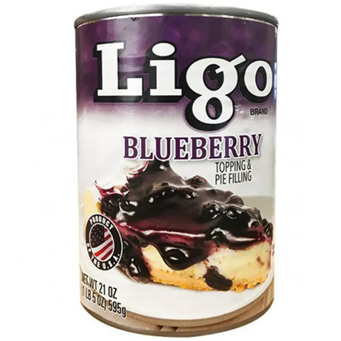 Ligo Blueberry Topping And Pie Filling 595G. ราคา 199 บาท*ส่งฟรี