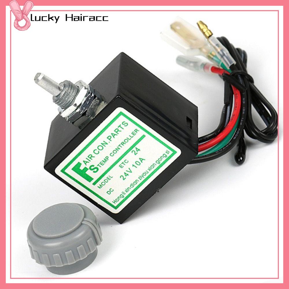 LUCKY HAIRACC ABS Bộ điều nhiệt điều hòa ô tô 12V/24V Phụ kiện ô tô Kiểm soát nhiệt độ A/C Bộ điều nhiệt điện tử Ô tô