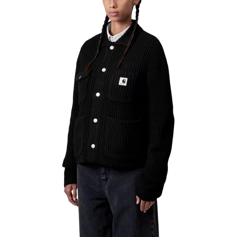 เสื้อไหมพรม เสื้อคาร์ดิแกนสตรี Carhartt WIP FW25 W' Michigan เสื้อกันหนาวผู้หญิง I035379-89-XX