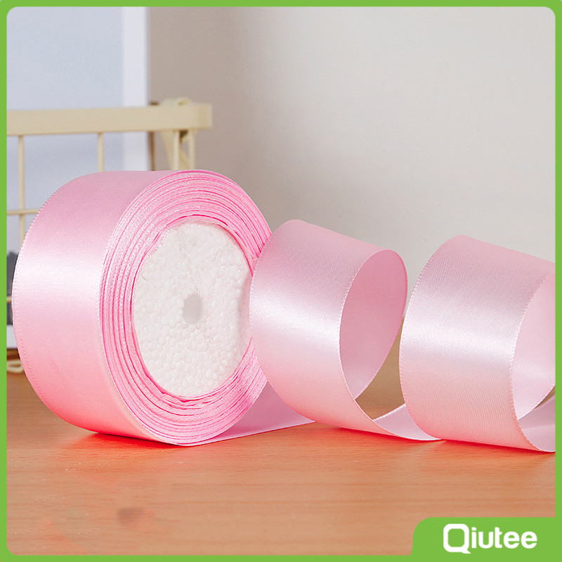 4cm Ribbon 25 Yards/roll Satin Ribbon Roll Gift Packaging Ribbon Flower Making DIY Birthday Riband