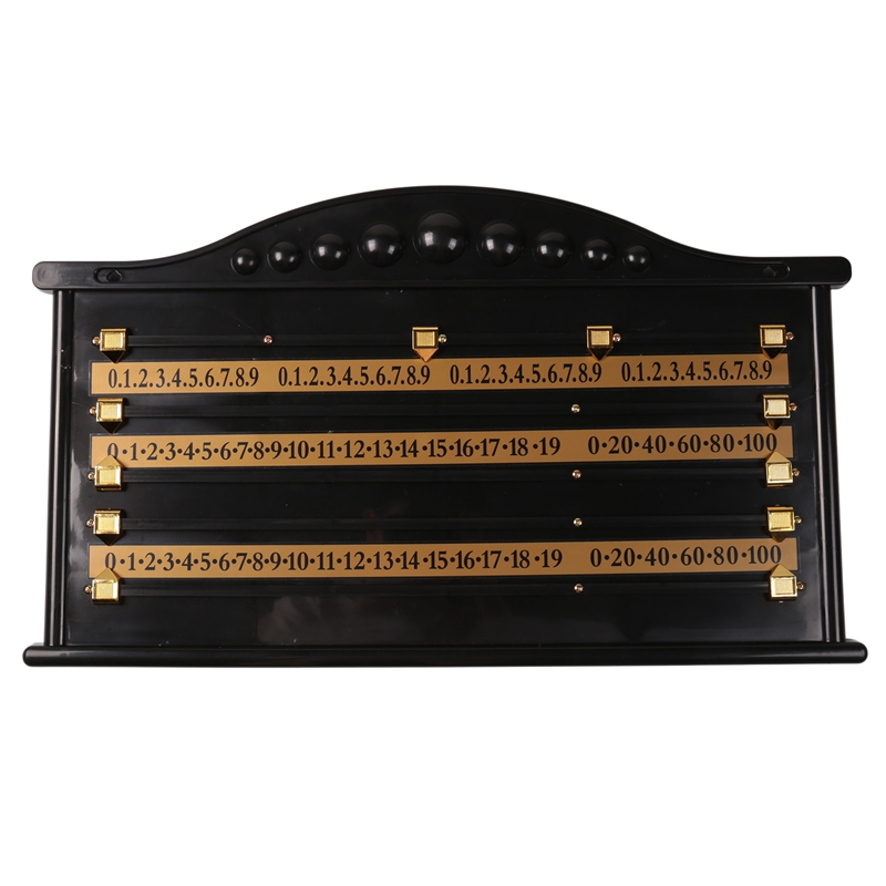 Billiards Scoreboard Snooker Score Recorder Billiard Club Game Recording Board Calculation Number Billiards Accessories