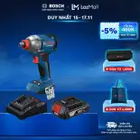 Máy bắt ốc vít dùng pin Bosch GDX 18V-285 (SOLO) + Pin GBA 2.0Ah / Bộ Sạc GAL 18V-20 (MỚI)