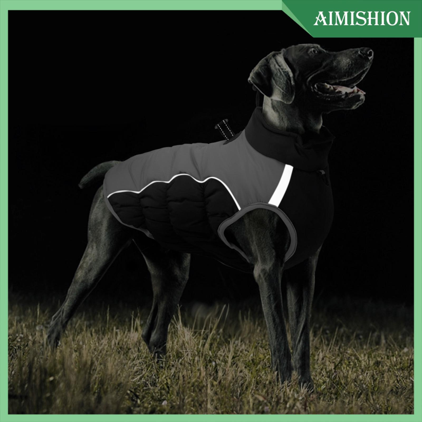 Aimishion Warm Dog Coat Waterproof Clothing Outdoor Apparel for Travel
