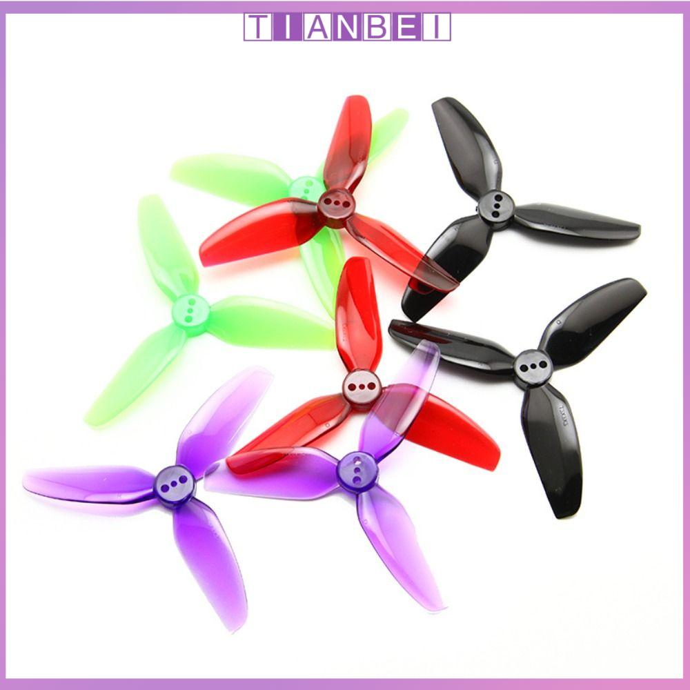 TIANBEI 2Pairs 3inch Cánh quạt Prop t3x3x3 Chống rơi 3 lưỡi Tăm Điện Ảnh PC Đạo cụ 3 lưỡi 3030 cinel