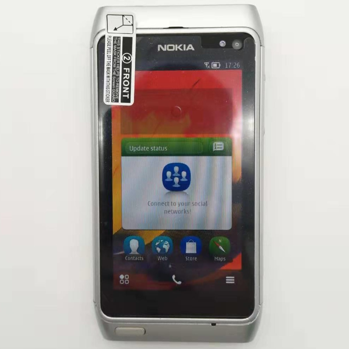 Nokia N8 Mobile Phone 3g Wifi 12Mp Camera 3.5" Touch Screen 16Gb Capacity ราคา 2,000 บาท*ส่งฟรี