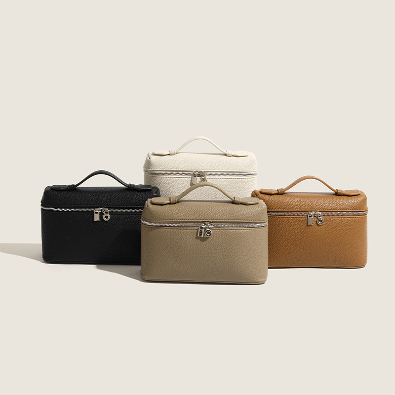 Loro Piana Genuine Leather Lunch Box Bag - High-End ...