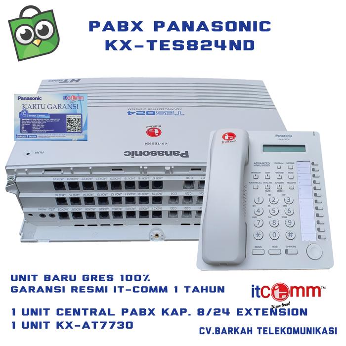 PABX PANASONIC KX-TES824ND KAP 8 LINE 24 EXTENSION - Elvoir Store Harga  21,720,000 Ringgit*Penghantaran Percuma