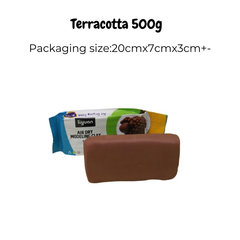 Air Hardening Modeling Clay 500g Air Dry Modeling Clay Air Dry Clay Professional Sculpture Clay Tanah Liat 免烤风干陶泥 塑形陶土