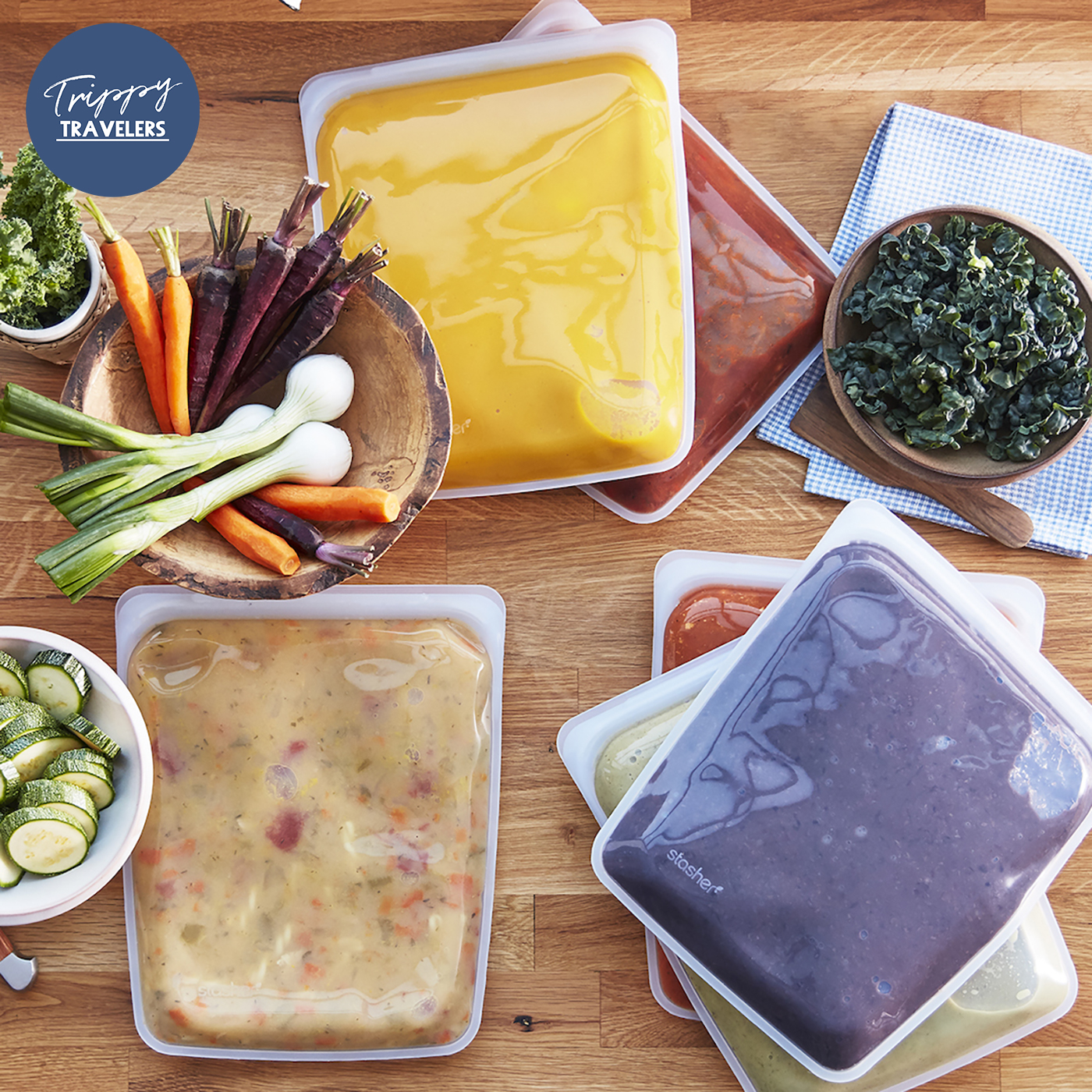 reusable gallon ziploc bags