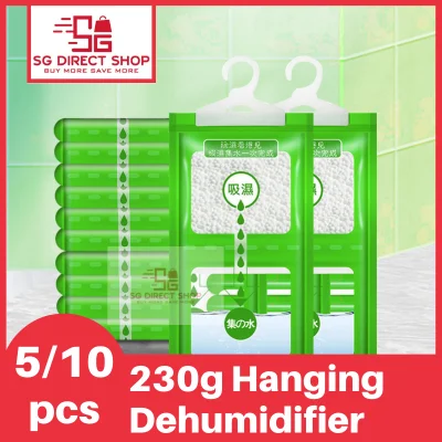 [10Pack] Big Size Dehumidifier Hanging Bags Dehumidifier Hanger Pack Wardrobe Dehumidifier