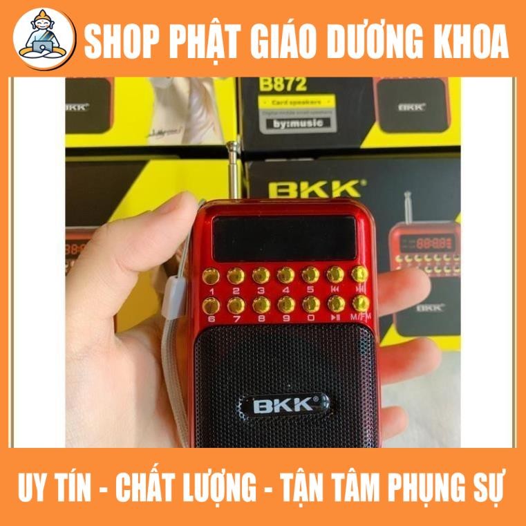 MÁY MINI NIỆM PHẬT NGHE KINH BKK-B872 NGHE PHÁP,ĐÀI FM TẶNG CỐC