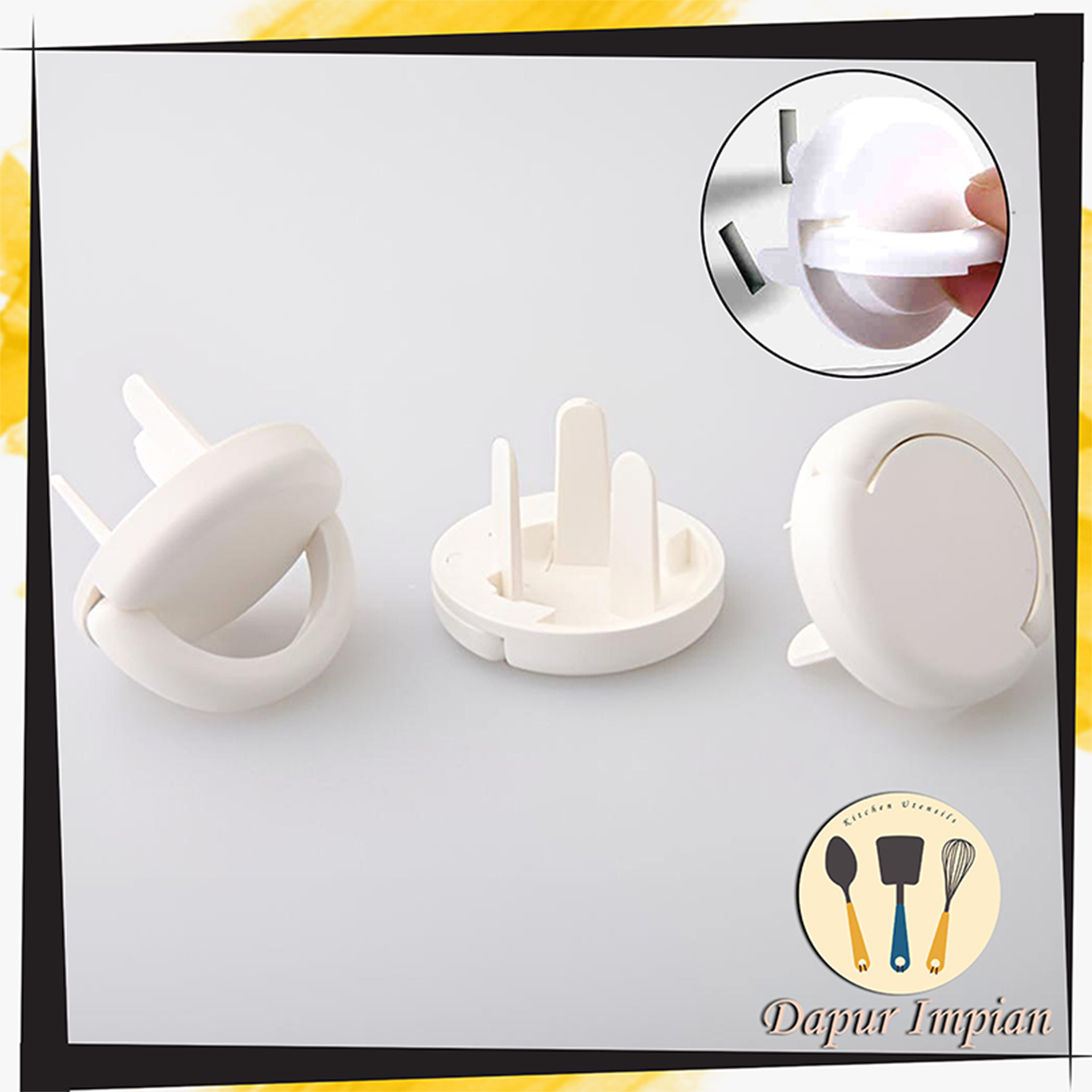 👨🏻‍🍳👩🏻‍🍳 插座安全盖 防电插保护 童锁设计 Pelindung Soket Elektrik Cegah Bahaya Kanak Kanak Socket Safety Cover Baby Proof Electrical Outlet Protector