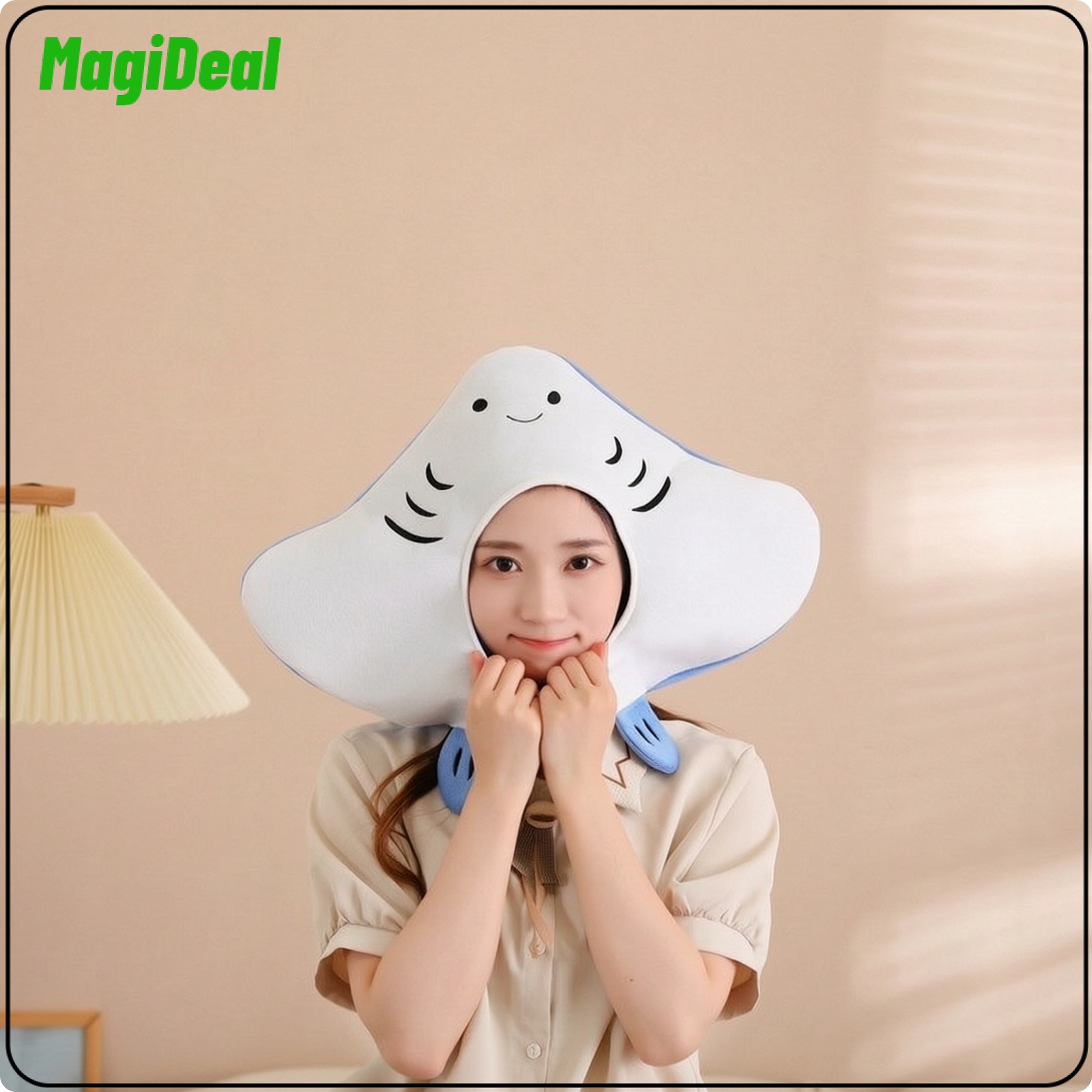 MagiDeal Oversized Animal Costume Hat Lightweight Furry Headwear Comfortable Cartoon Headpiece Funny for Photo Props ราคา 10,124 บาท*ส่งฟรี