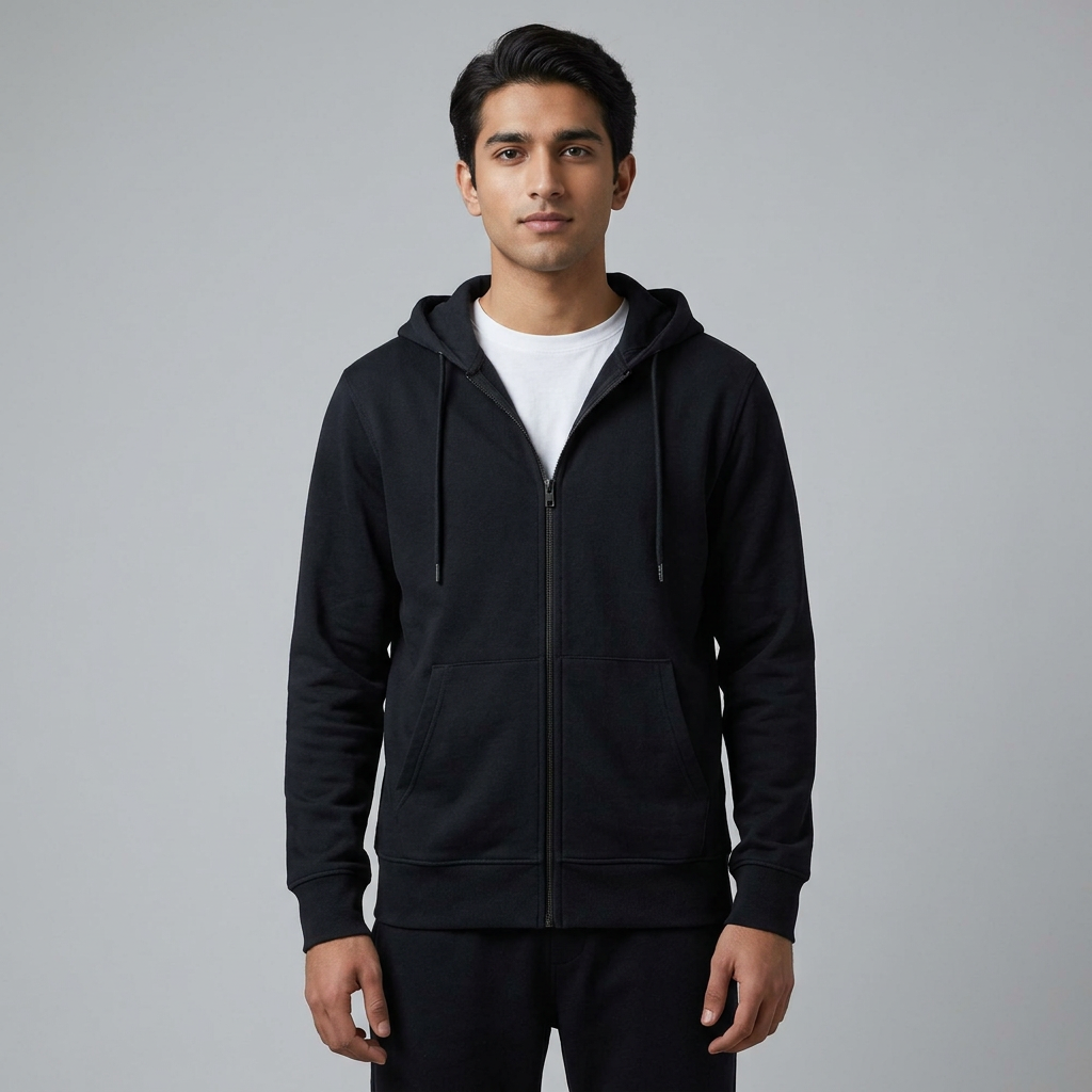 Men's Zipper Hoodie High quality imported casual pull over  hoodie For Men
