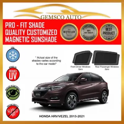 Honda HRV/VEZEL 2013-2020 ( 4 / 5 pcs ) Car Magnetic Sunshade / Tonneau Cover