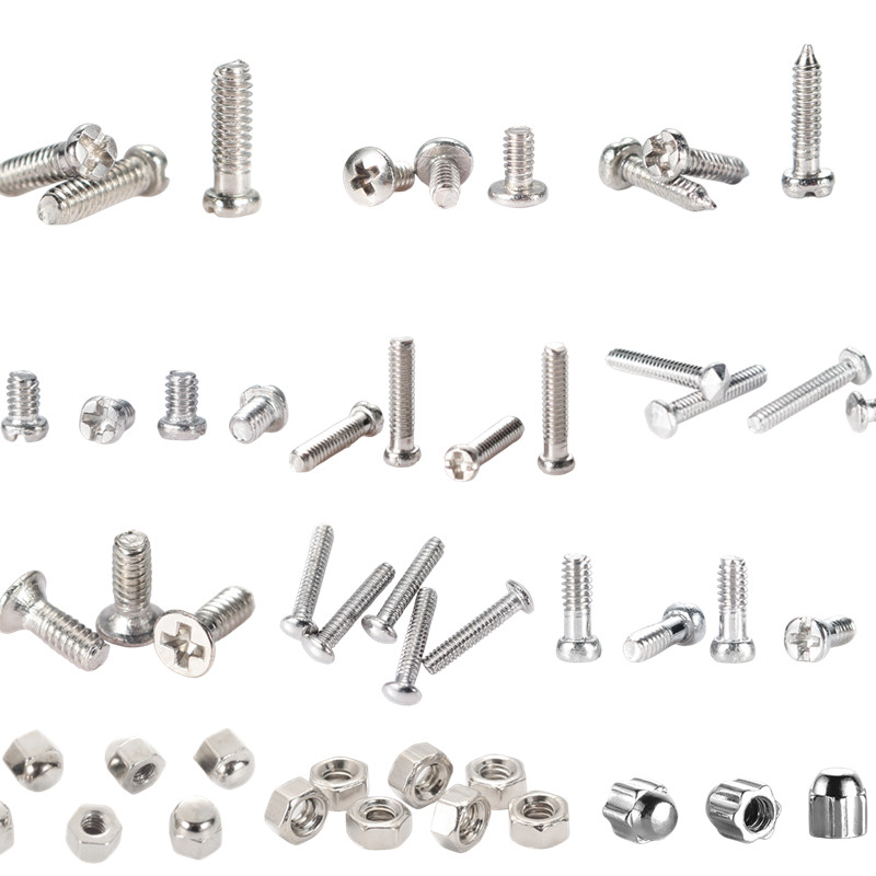 【Shop Now and Save】 200Pcs M1.0-M1.6 Eyeglasses Sunglasses Screws Nuts Gaskets Repair Tool Part