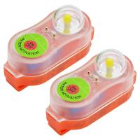 CHANWENU 2pcs Self-Lighting LED Life Jacket Light Waterproof Lightweight Emergency Signal Light  LED Safety Light Outdoor Accessories