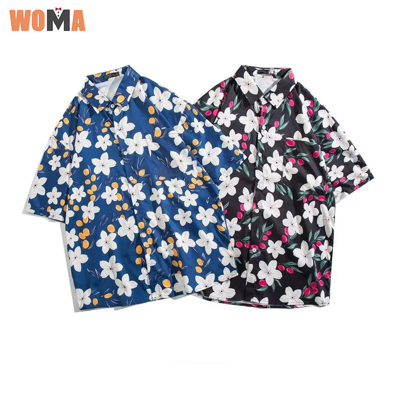 WOMA Men's tank top - Crew-neck loose thin camo sleeveless T-shirt Fashion patch bag sports fitness vest vest ราคา 145 บาท*ส่งฟรี
