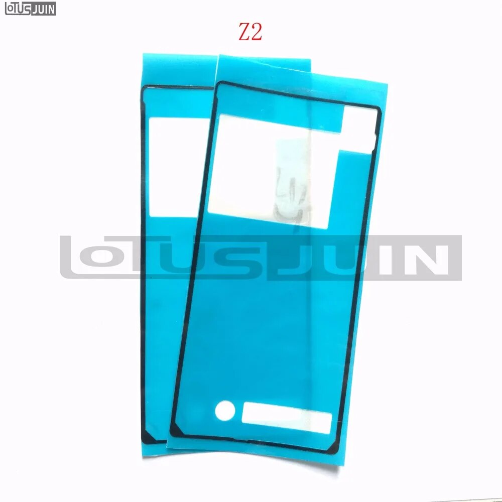 2pcs ban đầu Ốp lưng pin bìa nhãn dính glup băng cho Sony Xperia Z2 D6503 D6502 D6543