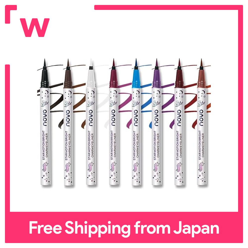 SNS makeup maintenance NOVO 8 color options color eyeliner, eyeliner for done lashes, eyeliner extra fine 0.01mm liquid eyeliner, waterproof, fast drying, non-blurring, easy makeup removal and long lasting 4 berry colors