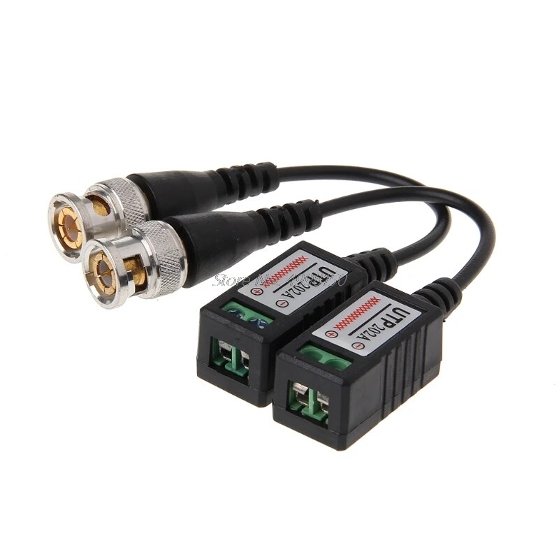Nhà máy-trực tiếp chính thỏa thuận 1 cặp 1CH thụ động UTP Video Balun Xoắn thu phát BNC cho Cat5 Camera CCTV dropshipping