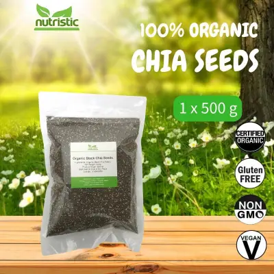 Organic Chia Seeds [500g] ~ Value Pack