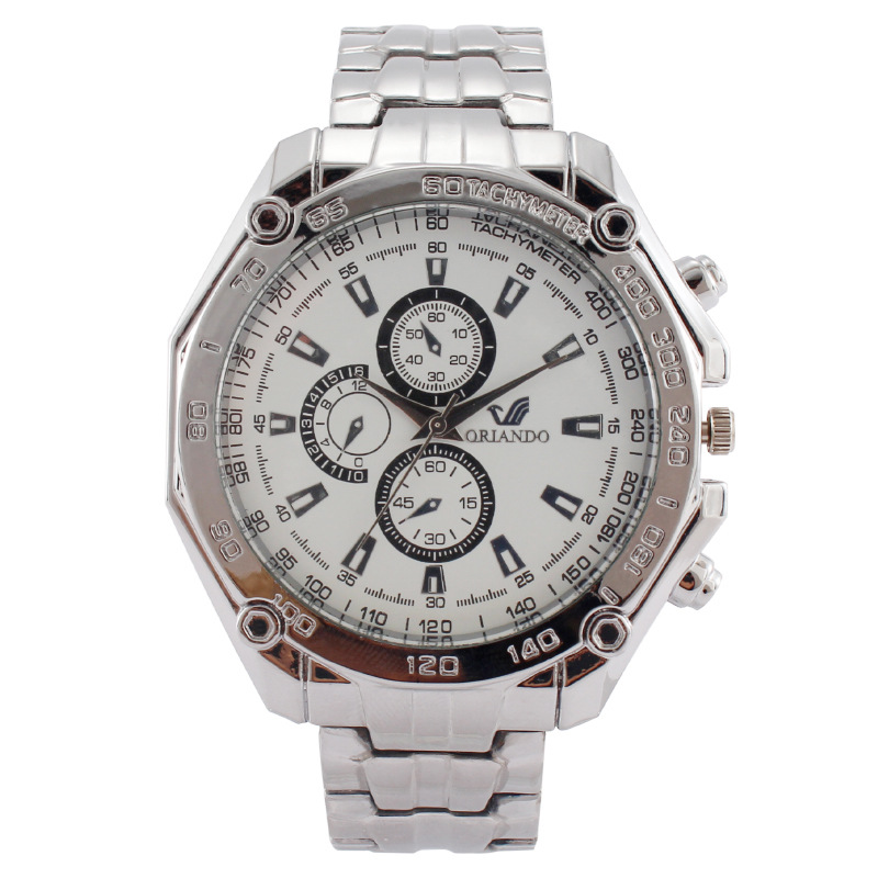 Business Fashion Three-Eye Men's Watch Men's Watch Men's Watch Quartz Watch ราคา 332 บาท*ส่งฟรี